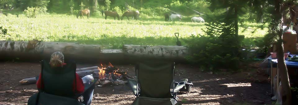 Relaxing at Camp with Beard Mountain Ranch